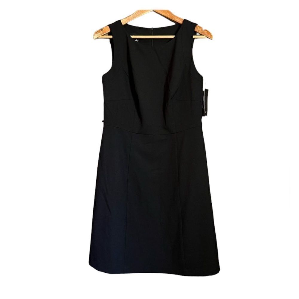 ‎NWT! AB studio black sleeveless dress